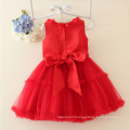 robe de vente chaude rouge pour l&#39;âge 3-8 Y / enfants robes de soirée en gros chaud nouvelles perles belles robes scolaires parties